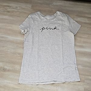 VS PINK light gray tshirt